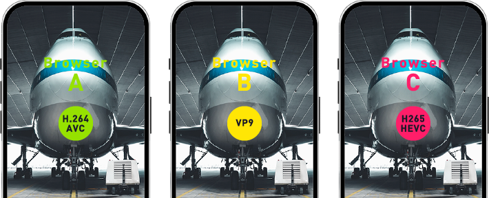 H.264 AVC VP9 H.265 HEVC